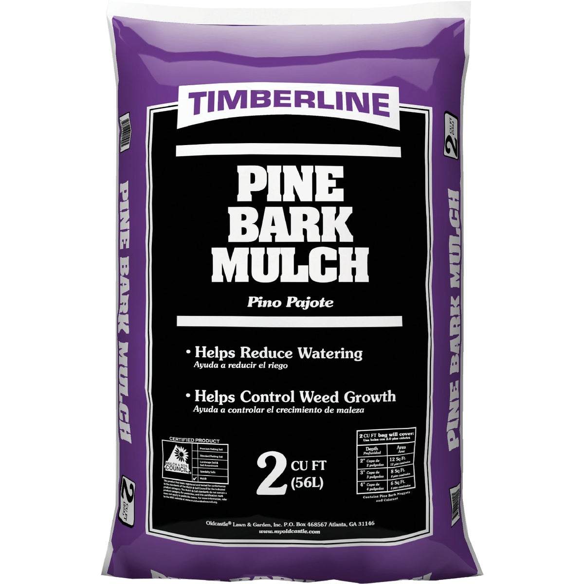 Timberline 2 Cu. Ft. Pine Mulch