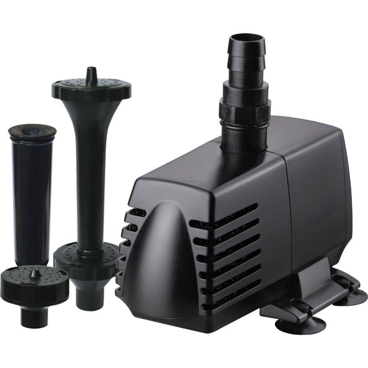 PondMaster Eco 590 GPH 3/4 In. Pond Pump & Fountain Head Kit