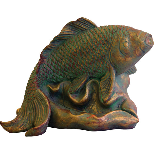 PondMaster 3.6 In. W. x 5.6 In. H. x 9 In. L. Resin Fountain Fish Spitter