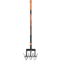 Fiskars 6-Tine 60 In. Steel Handle Extendable Garden Cultivator