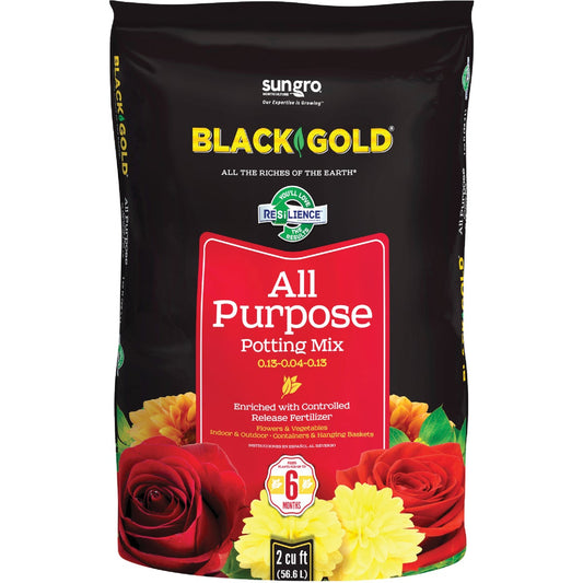 Black Gold 2 Cu. Ft. 47-1/2 Lb. All Purpose Potting Soil