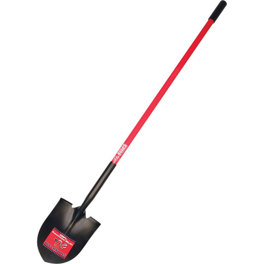 Bully Tools 50 In. Fiberglass Handle Round Point Shovel