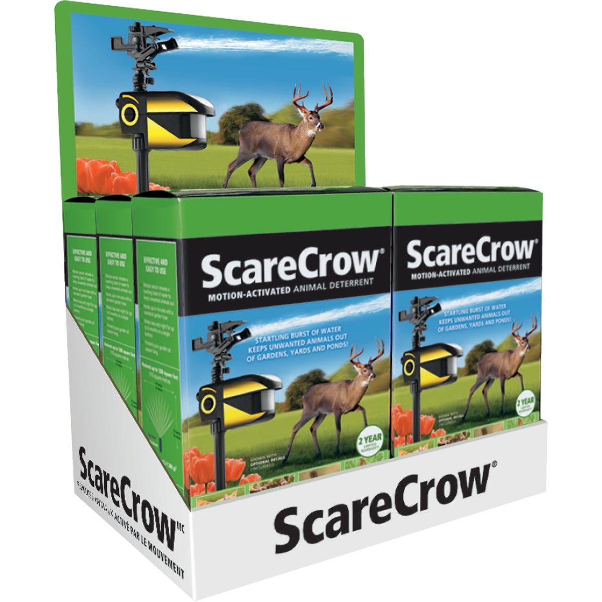 Contech ScareCrow Motion Activated 1200 Sq. Ft. Coverage 9V Electronic Pest Repellent