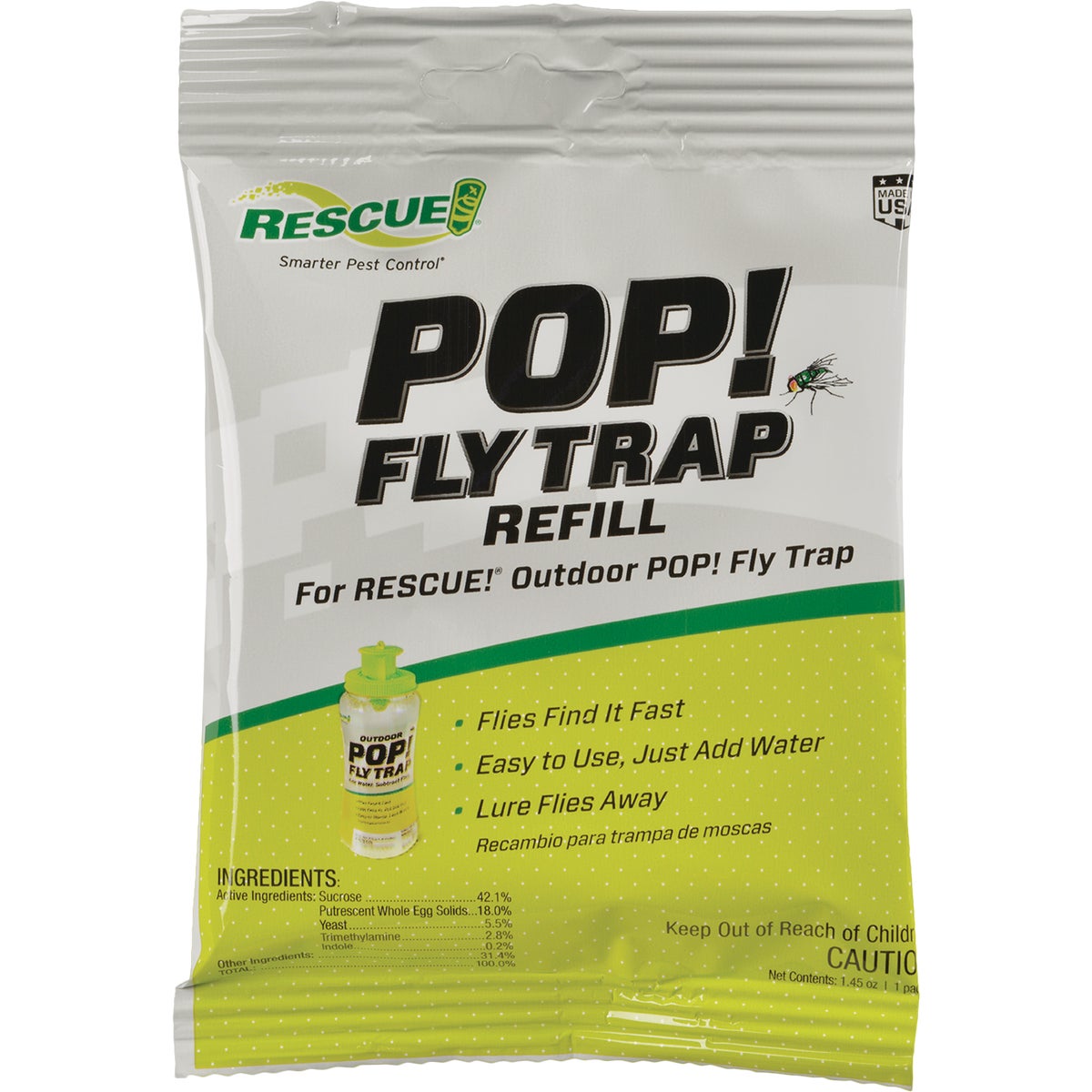 Rescue Pop 1.45 Oz. Granular Outdoor Fly Bait