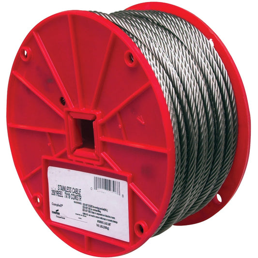 Campbell 5/16 In. x 200 Ft. Stainless Steel Wire Cable