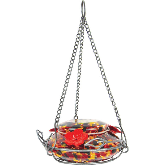 Nature's Way Molten 18 Oz. Glass Hummingbird Feeder