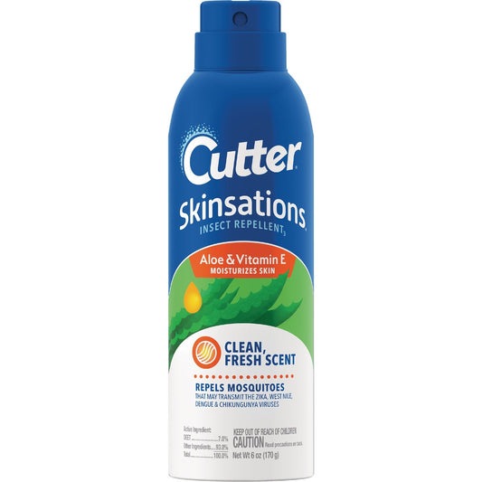 Cutter Skinsations 6 Oz. Insect Repellent Aerosol Spray