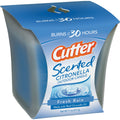Cutter 11 Oz. 1-Wick Citronella Outdoor Candle, Fresh Rain Scented