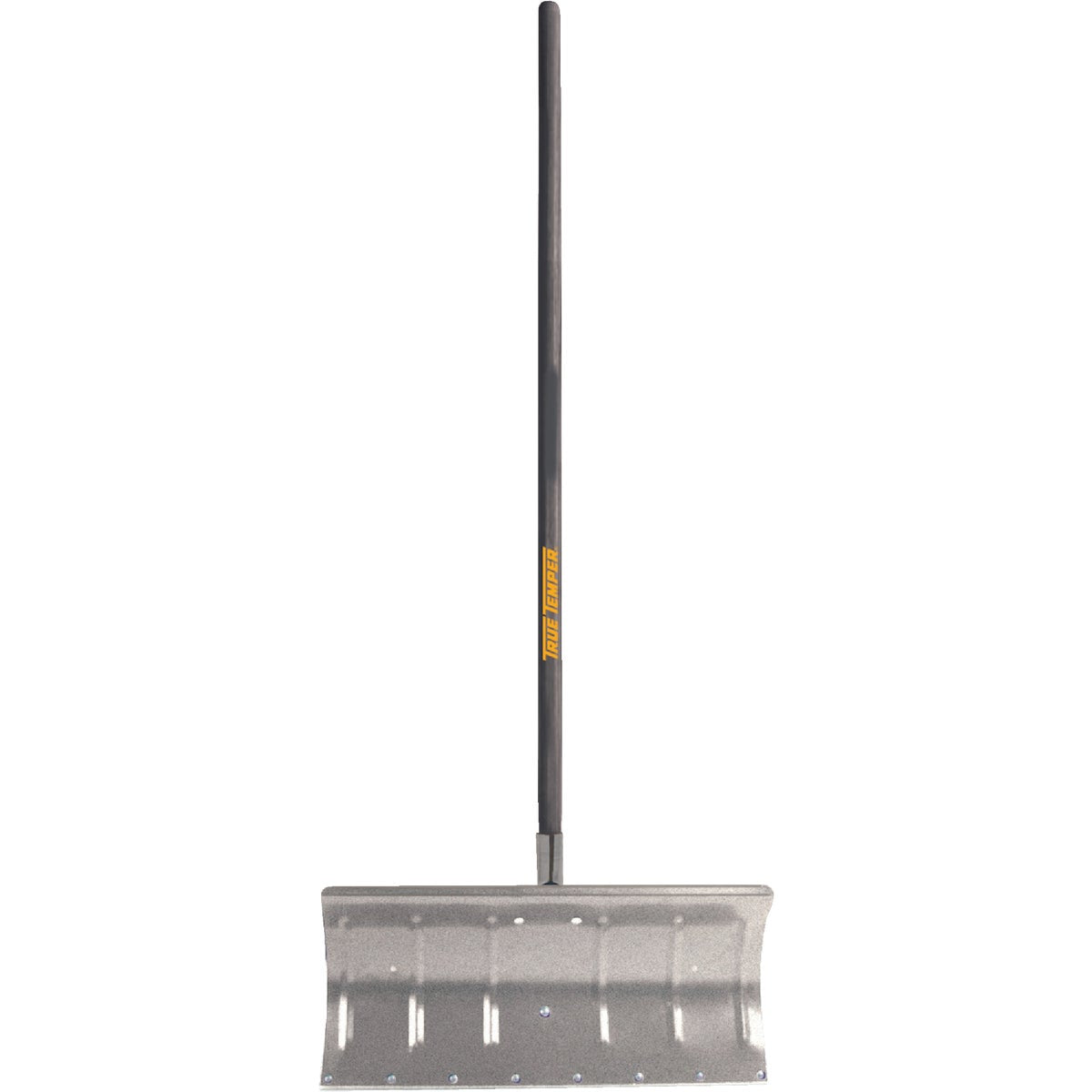 True Temper 24 In. Aluminum Snow Pusher with 48 In. Wood Handle