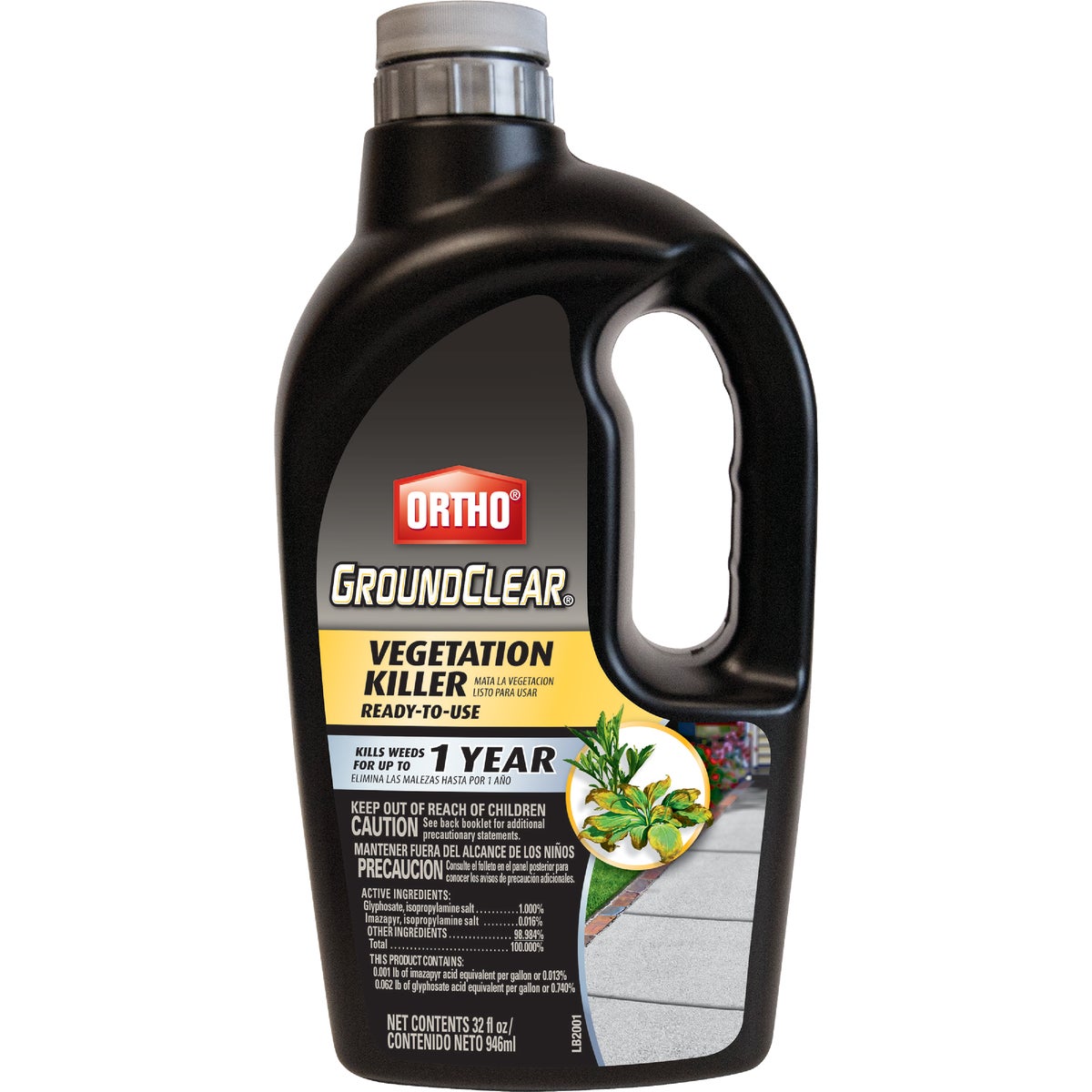 Ortho GroundClear 1 Qt. Ready To Use Vegetation Killer