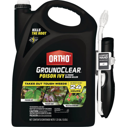 Ortho GroundClear 1.33 Gal. Ready To Use Poison Ivy & Tough Brush Killer with Comfort Wand