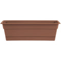 Bloem Dura Cotta 24 In. Plastic Terra Cotta Flower Box