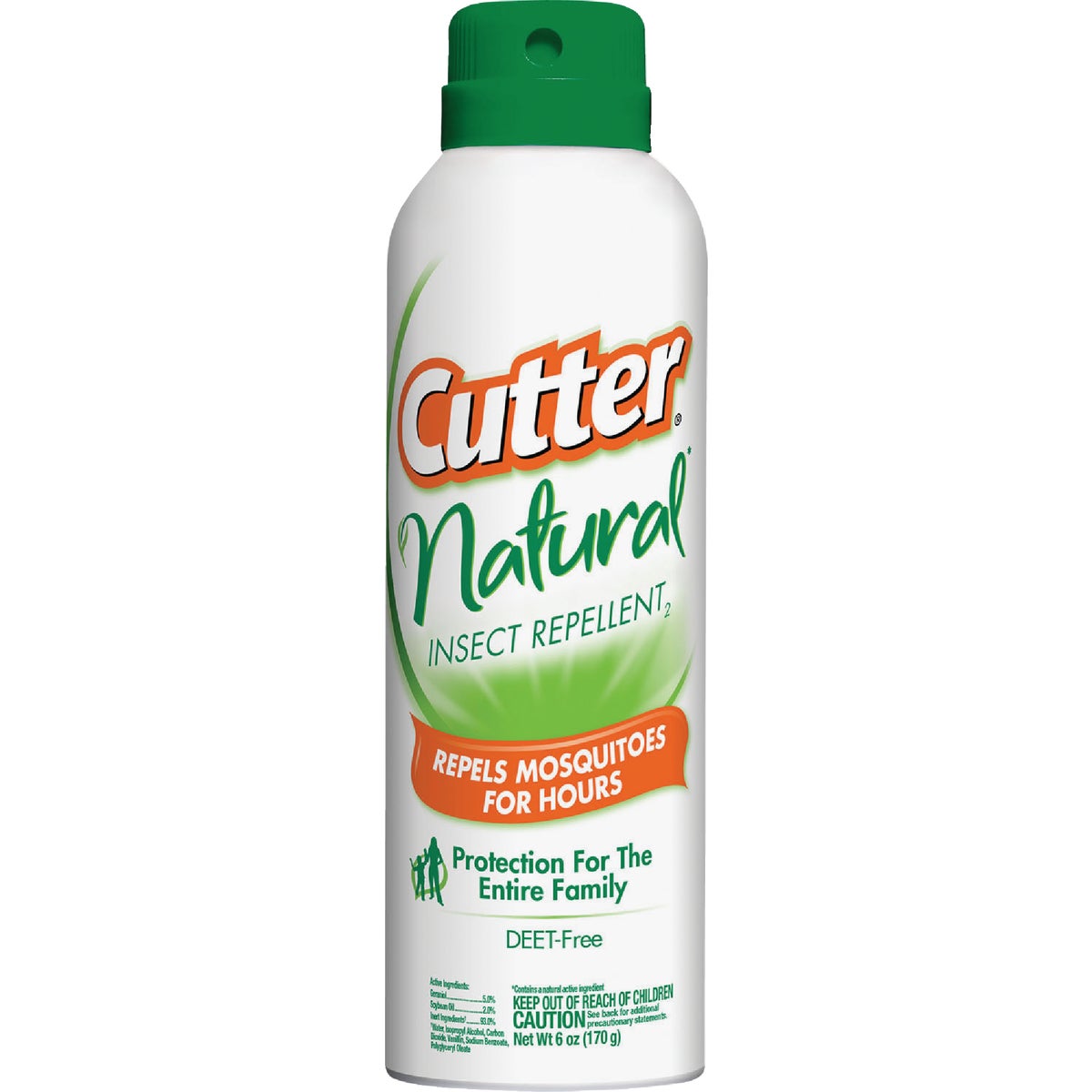 Cutter Natural 6 Oz. Insect Repellent Aerosol Spray