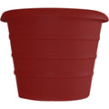 Myers Marina 8 In. Dia. Red Poly Flower Pot