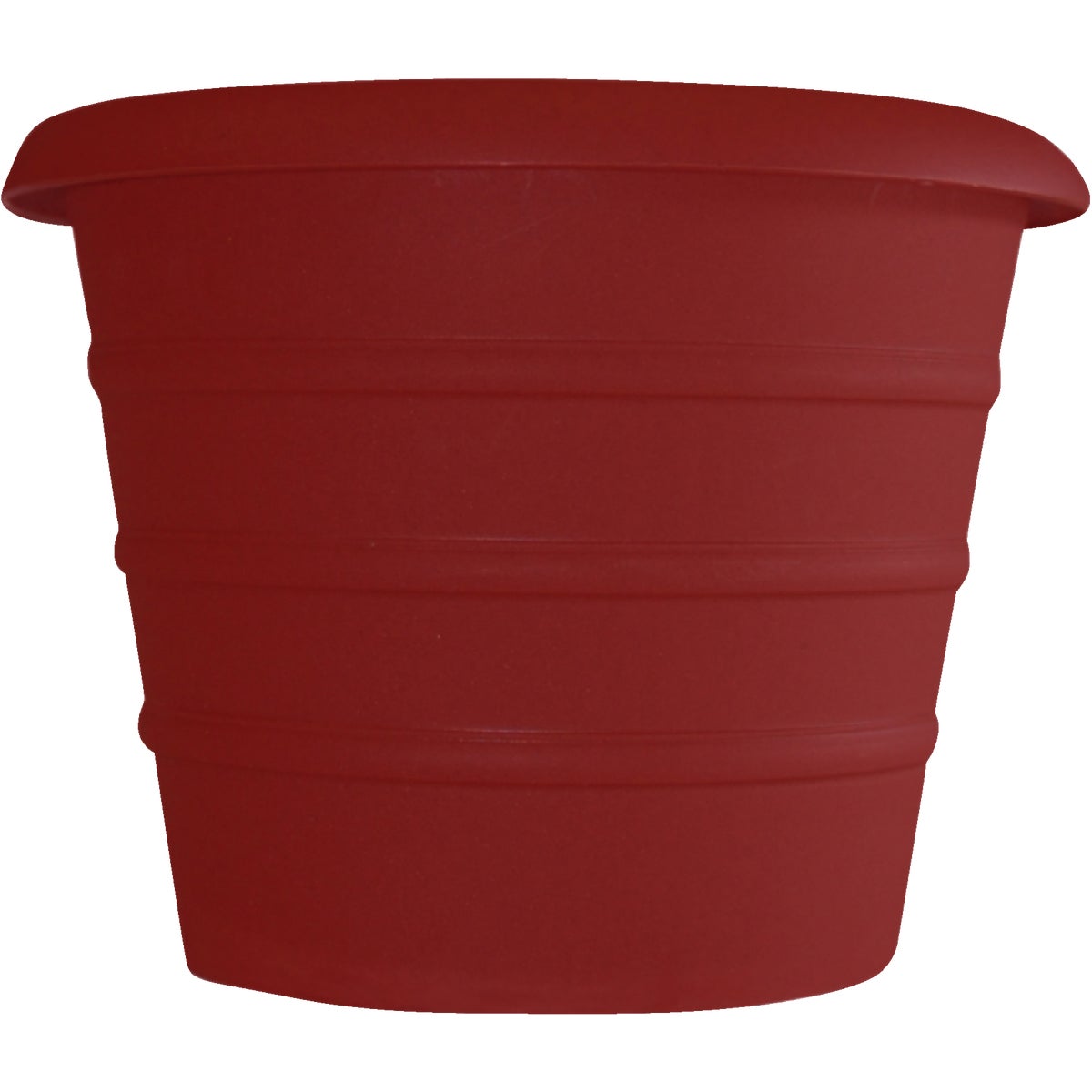 Myers Marina 8 In. Dia. Red Poly Flower Pot