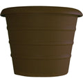 Myers Marina 6 In. Dia. Chocolate Poly Flower Pot