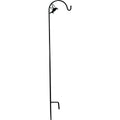 American Gardenworks 90 In. Black Steel Decorative Hummingbird Shepherd Rod Hanger