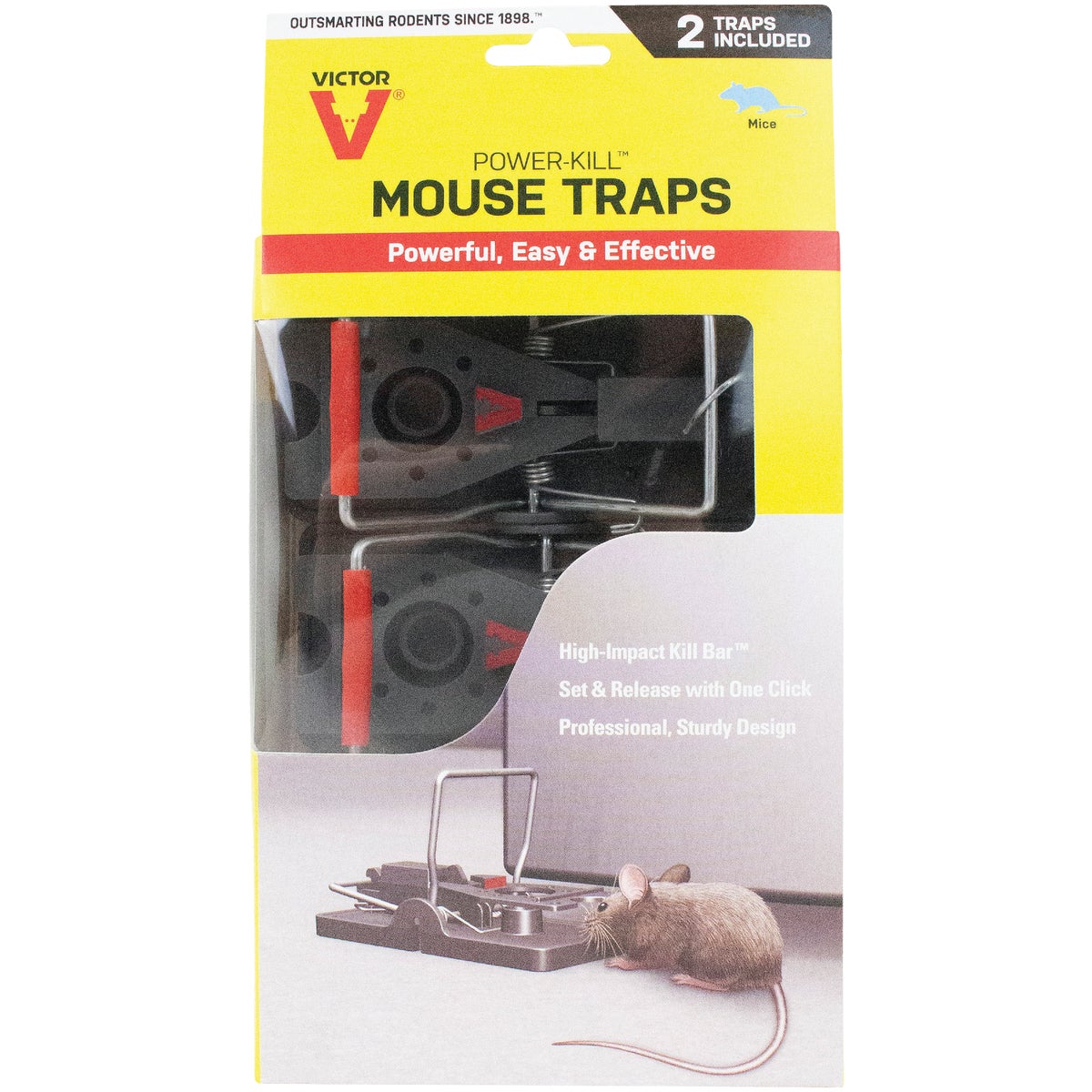 Victor Quick-Kill Mechanical Mouse Trap (2-Pack)