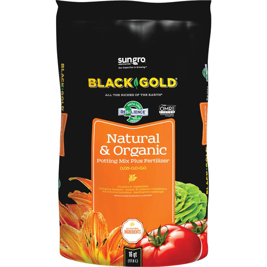 Black Gold 16 Qt. 13-1/3 Lb. All Purpose Natural & Organic Potting Soil