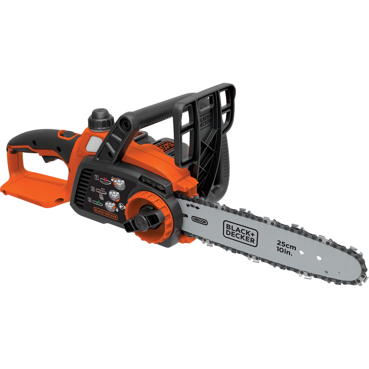 Black & Decker 10 In. 20V MAX Lithium Ion Cordless Chainsaw