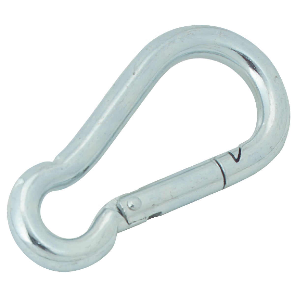 Campbell 7/16 In. 200 Lb. Load Capacity Zinc-Plated Steel Safety Spring Look All Purpose Snap