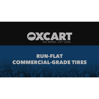 OxCart 12 Cu. Ft. 1100 Lb. Lift-Assist & Swivel Tow-Behind Garden Cart