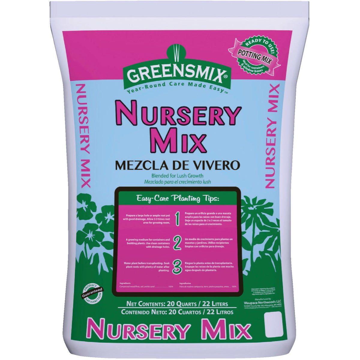 Greensmix Nursery Mix 20 Qt. All Purpose Potting Soil