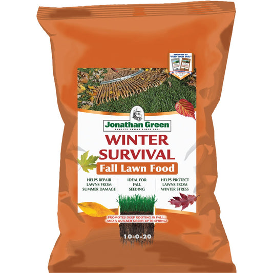 Jonathan Green Winter Survival 45 Lb. 15,000 Sq. Ft. 10-0-20 Winterizer Fall Fertilizer