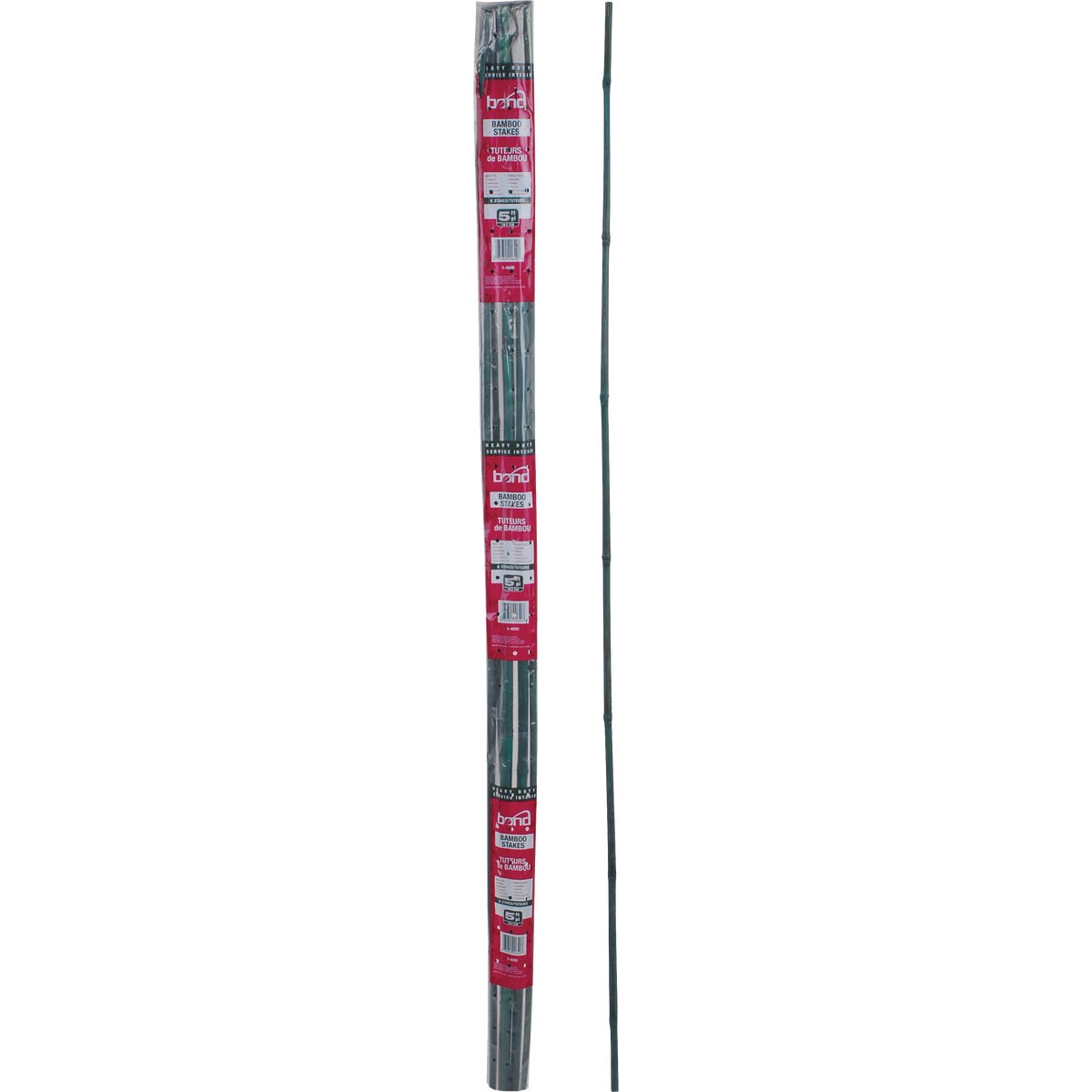 Bond 5 Ft. Green Bamboo Plant Stakes (6-Pack)