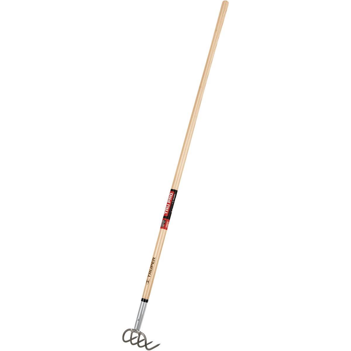 Truper Tru Pro 4-Tine 60 In. Wood Handle Garden Cultivator