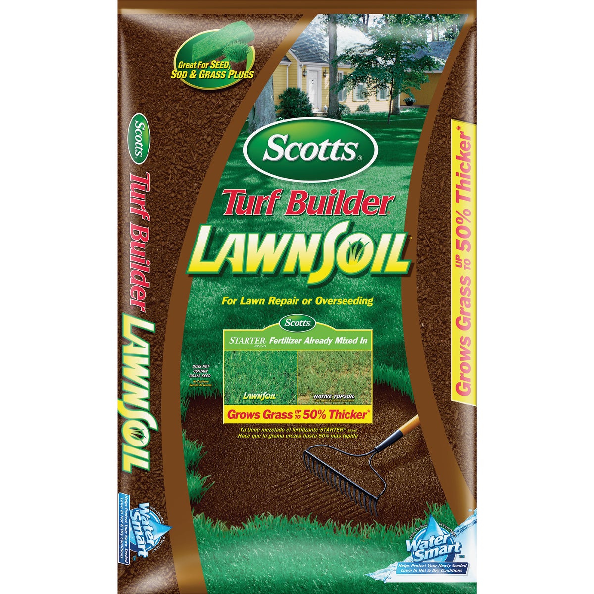 Scotts Turf Builder LawnSoil 1 Cu. Ft. 32-1/2 Lb. All Purpose Phosphorus Free Top Soil