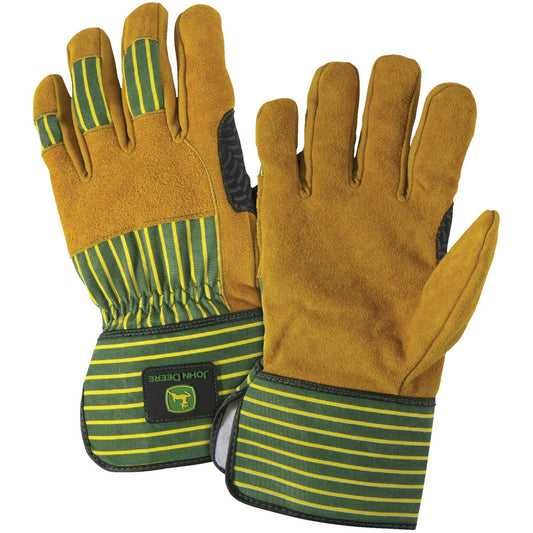 John Deere Men's Large Leather Work Glove