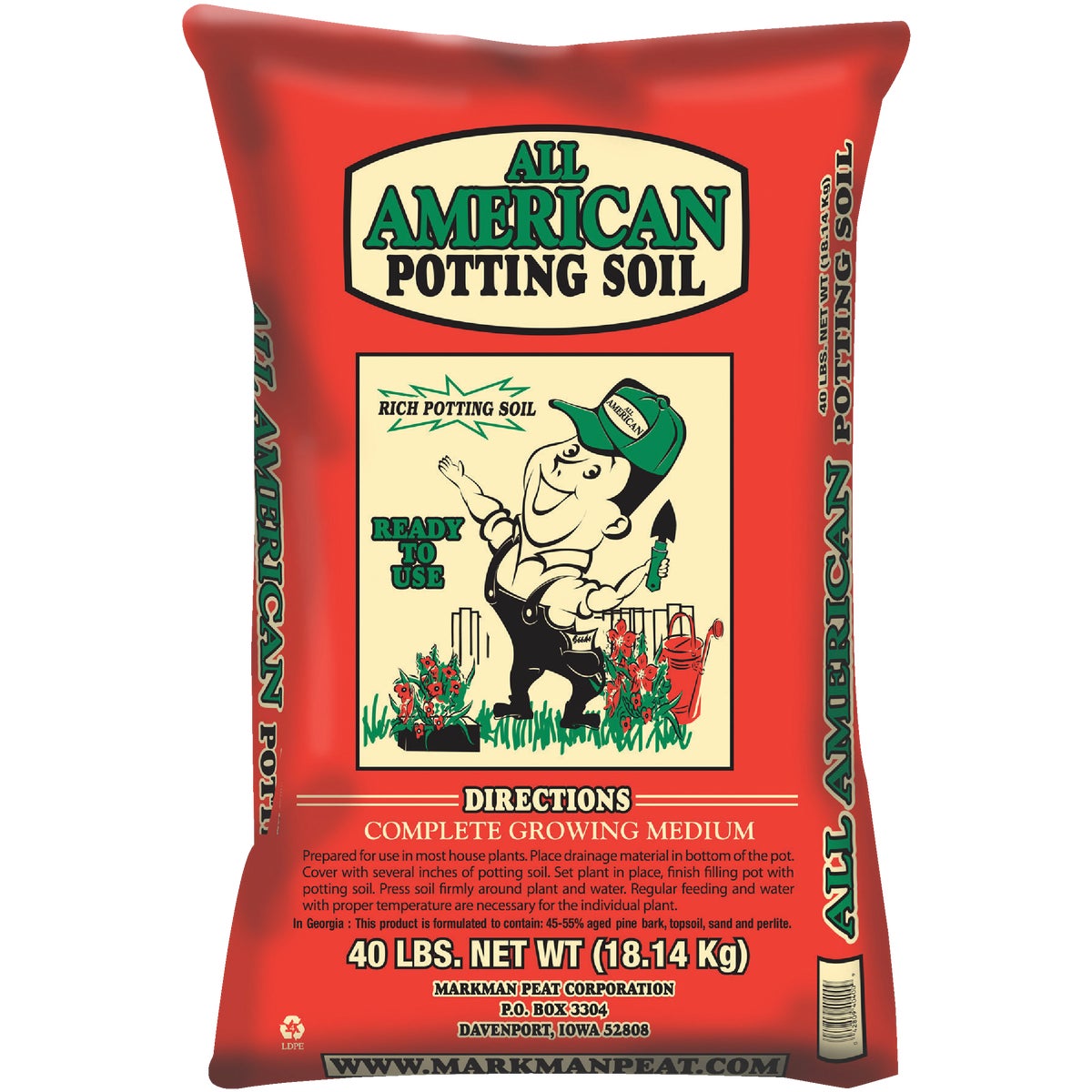 All American 40 Lb. All Purpose Potting Soil