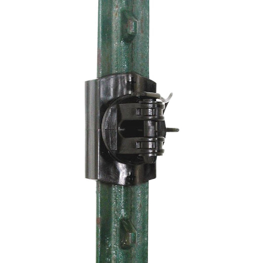 Gallagher Nail-On, Screw-In Black Heavy-Duty Plastic Electric Fence Insulator (20-Pack)