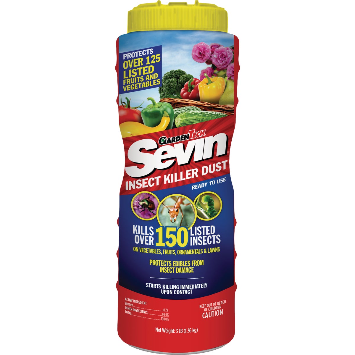 Garden Tech Sevin 3 Lb. Ready To Use Garden Dust Insect Killer