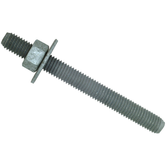 Simpson Strong-Tie 1/2 In. x 5 In. Hot-Dip Galvanized Retrofit Bolt (2-Count)