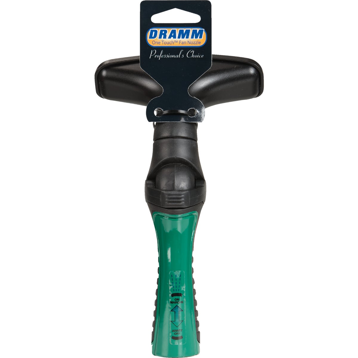 Dramm One Touch Metal Fan Nozzle, Green