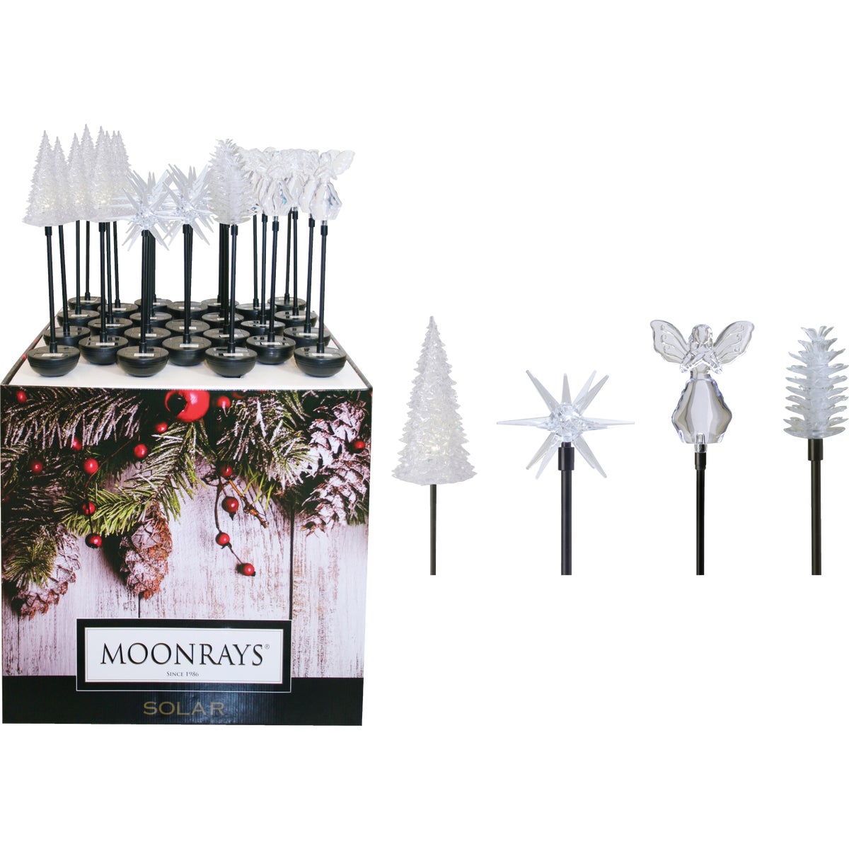 Moonrays 34 In. LED Winter Solar Stake Light