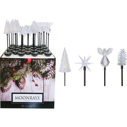 Moonrays 34 In. LED Winter Solar Stake Light