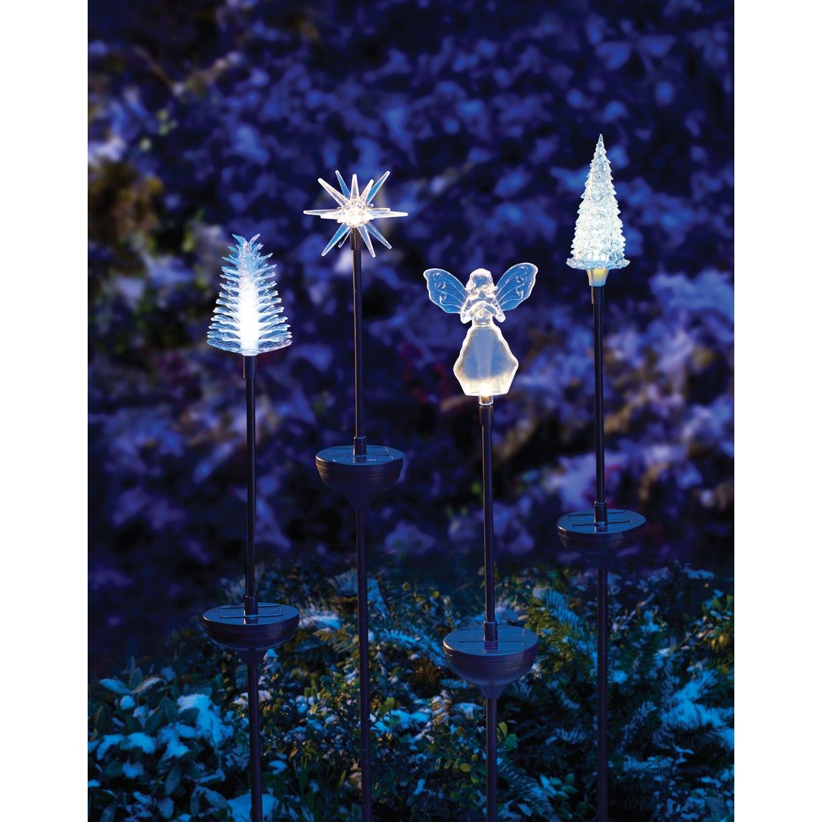 Moonrays 34 In. LED Winter Solar Stake Light