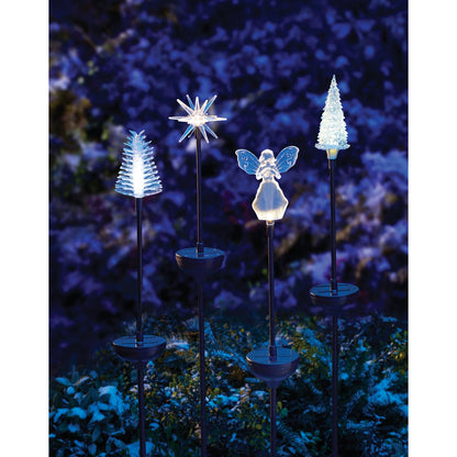 Moonrays 34 In. LED Winter Solar Stake Light