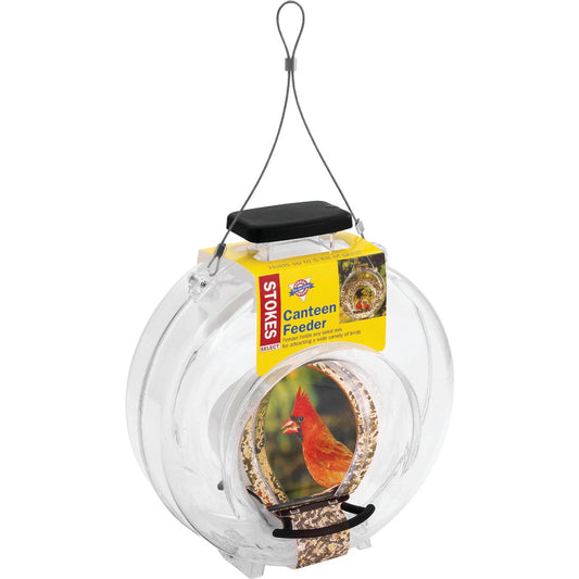 Stokes Select Clear Plastic 4.7 Lb. Capacity Canteen Bird Feeder