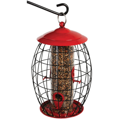 Stokes Select Sweet Tweet Cafe Red Plastic 1 Lb. Capacity Cage Bird Feeder