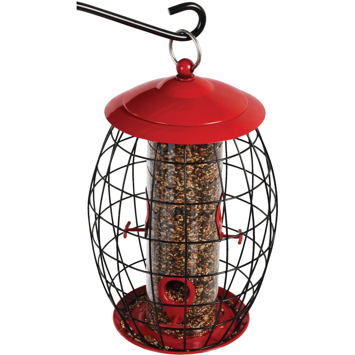 Stokes Select Sweet Tweet Cafe Red Plastic 1 Lb. Capacity Cage Bird Feeder