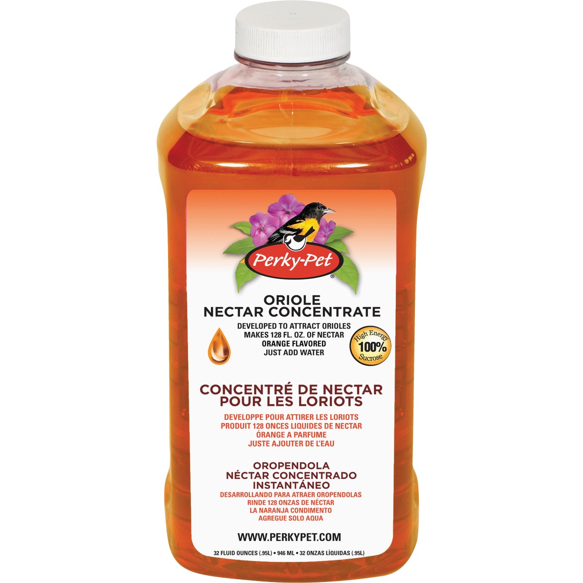 Perky Pet 32 Oz. Orange Liquid Concentrate Oriole Nectar