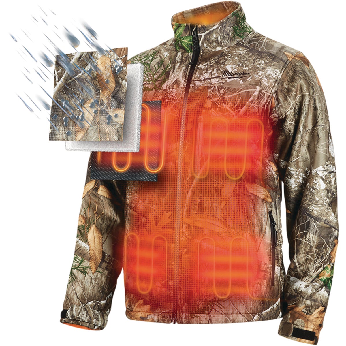 Milwaukee M12 Large Realtree Camo Cordless Heated Jacket Kit