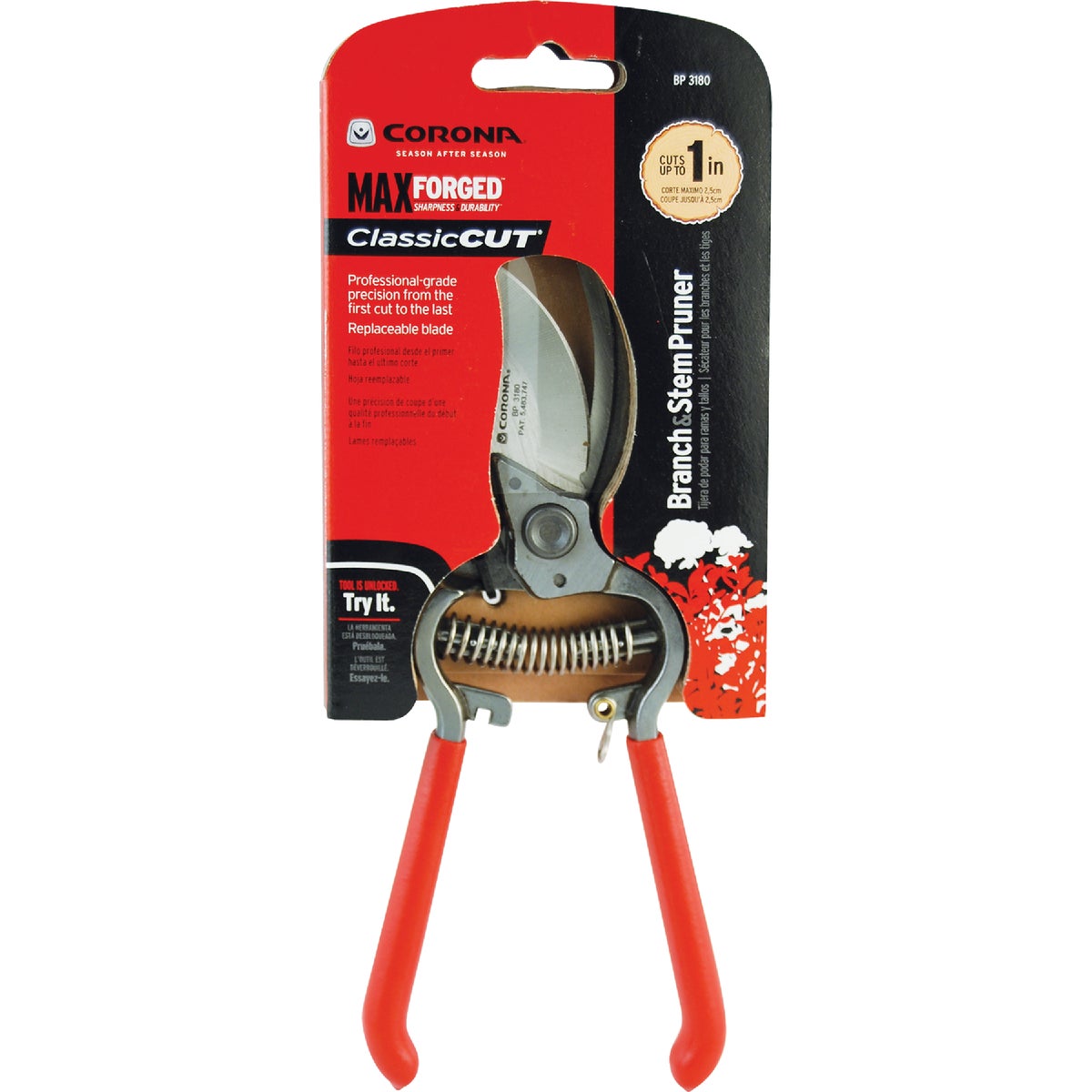 Corona Classic Cut 8.75 In. Bypass Pruner with Wire Cutting Notch