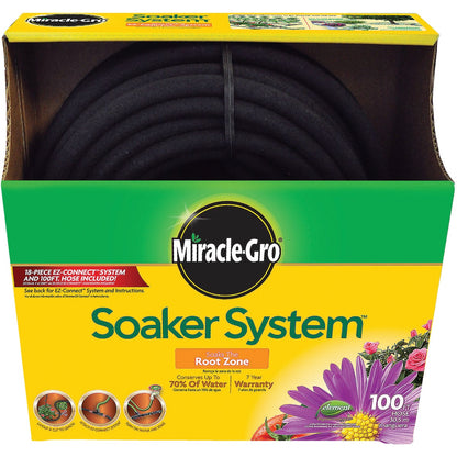Miracle-Gro SoakerPRO Advanced E-Z Connect 3/8 In. Dia. x 100 Ft. L. Drinking Water Safe Soaker Hose