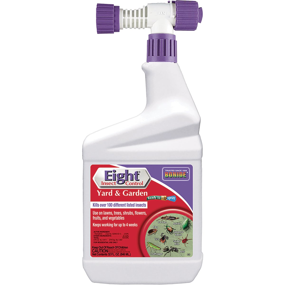 Bonide Eight 1 Qt. Ready To Spray Hose End Yard & Garden Insect Killer