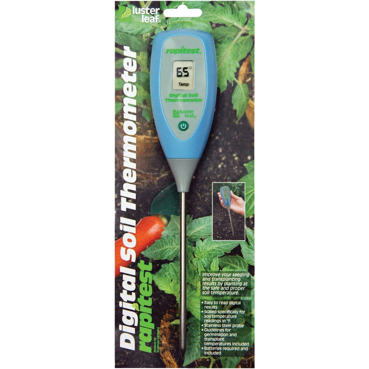 Rapitest Fahrenheit Digital Soil Thermometer